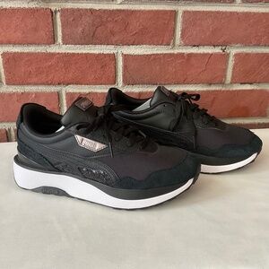 Puma Cruise Rider Lifestyle Black Sneakers Women’s 8.5 NEW